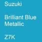 Preview: Suzuki, Brilliant Blue Metallic, Z7K.